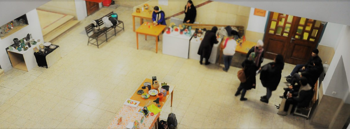 گزارش تصویری از ژوژمان رشته صنایع دستی (نیمسال اول۹۸-۹۹) به مناسبت روز صنایع دستی