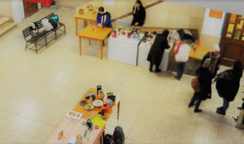 گزارش تصویری از ژوژمان رشته صنایع دستی (نیمسال اول۹۸-۹۹) به مناسبت روز صنایع دستی